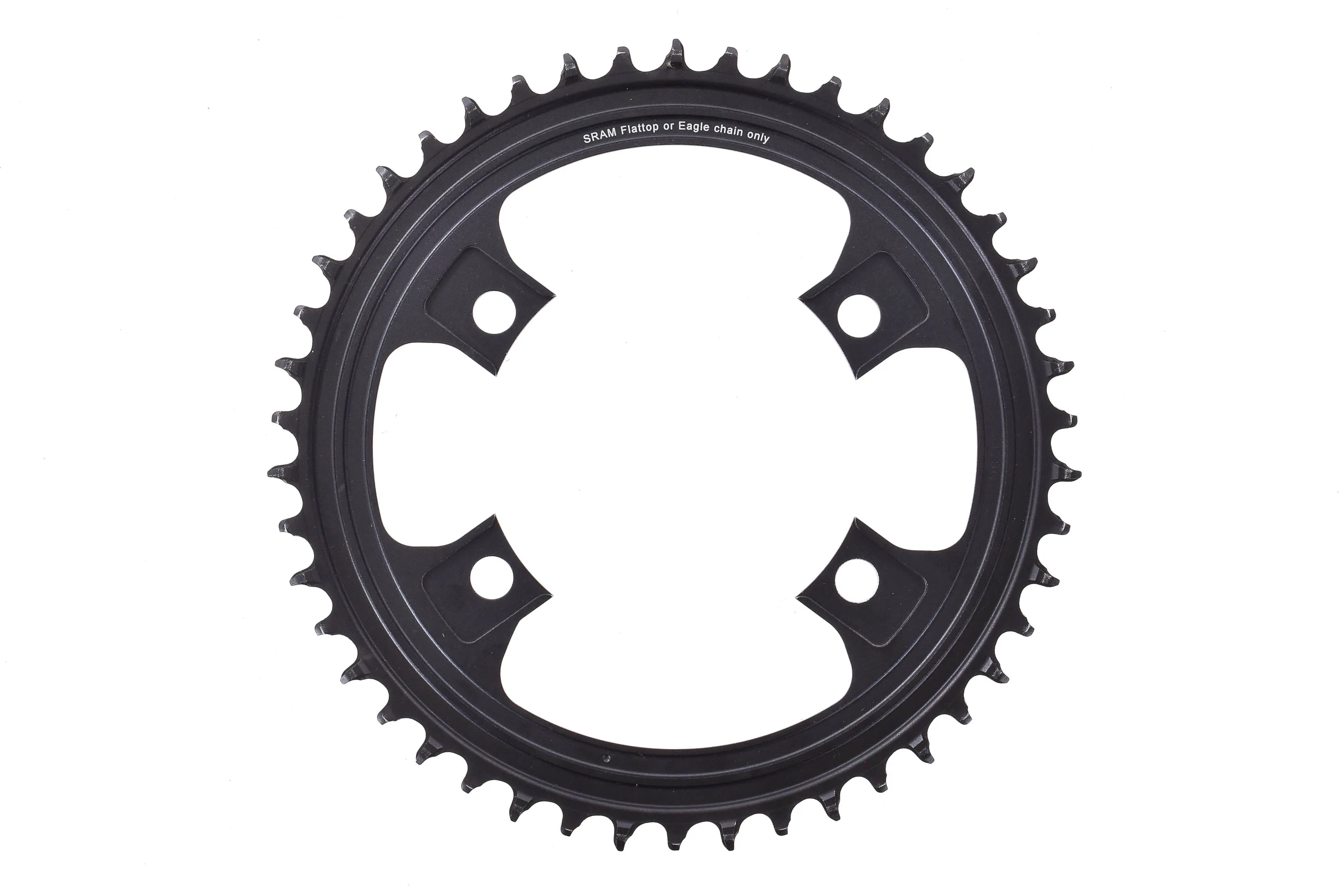 NEW (take off) SRAM AXS 46 Tooth 107mm BCD x 4-Bolt 1x12-Speed X-Sync Chainring, Blast Black