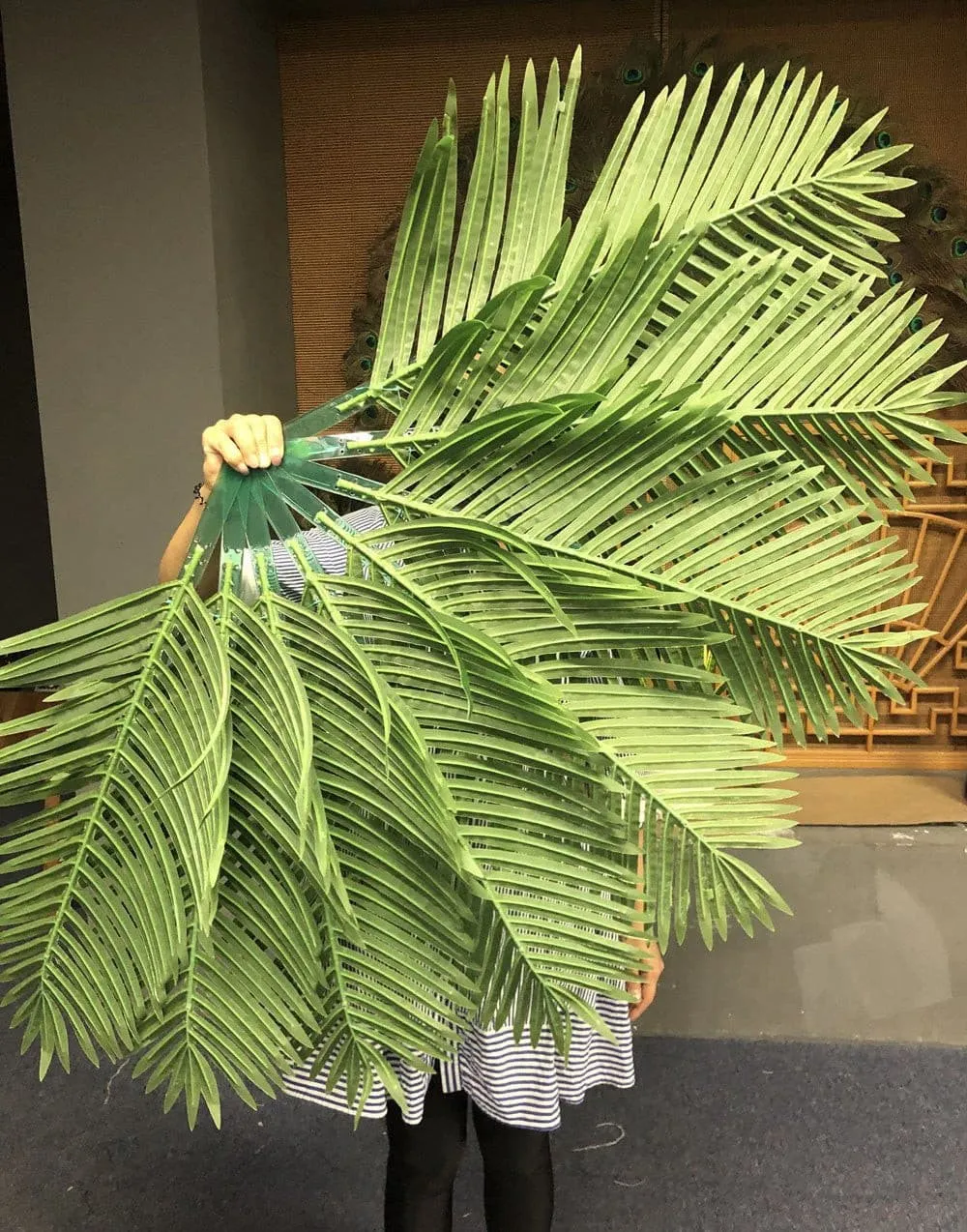 palm leaf fan