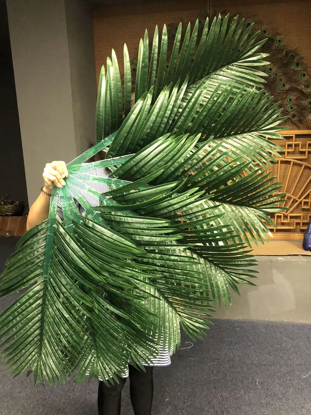 palm leaf fan