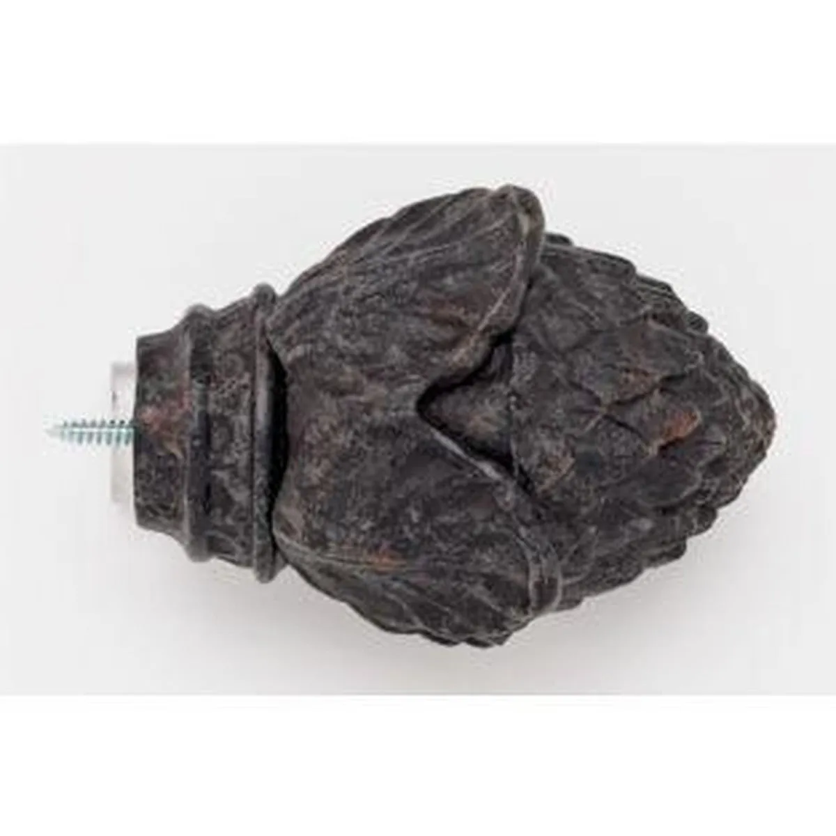 Pine Cone Finial With Plug - 802 - Iron Oxide