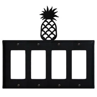 Pineapple Quad GFI Cover