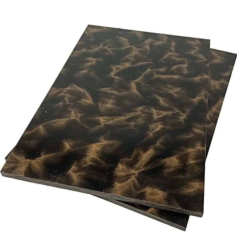 Raffir Noble Curly Bronze Composite- BLACK- Sheets