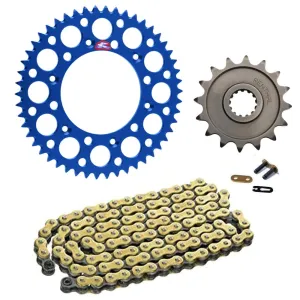 Renthal Husqvarna Aluminium Chain & Sprocket Kit - Blue