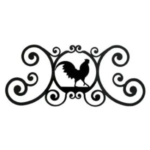 Rooster Over Door Plaque