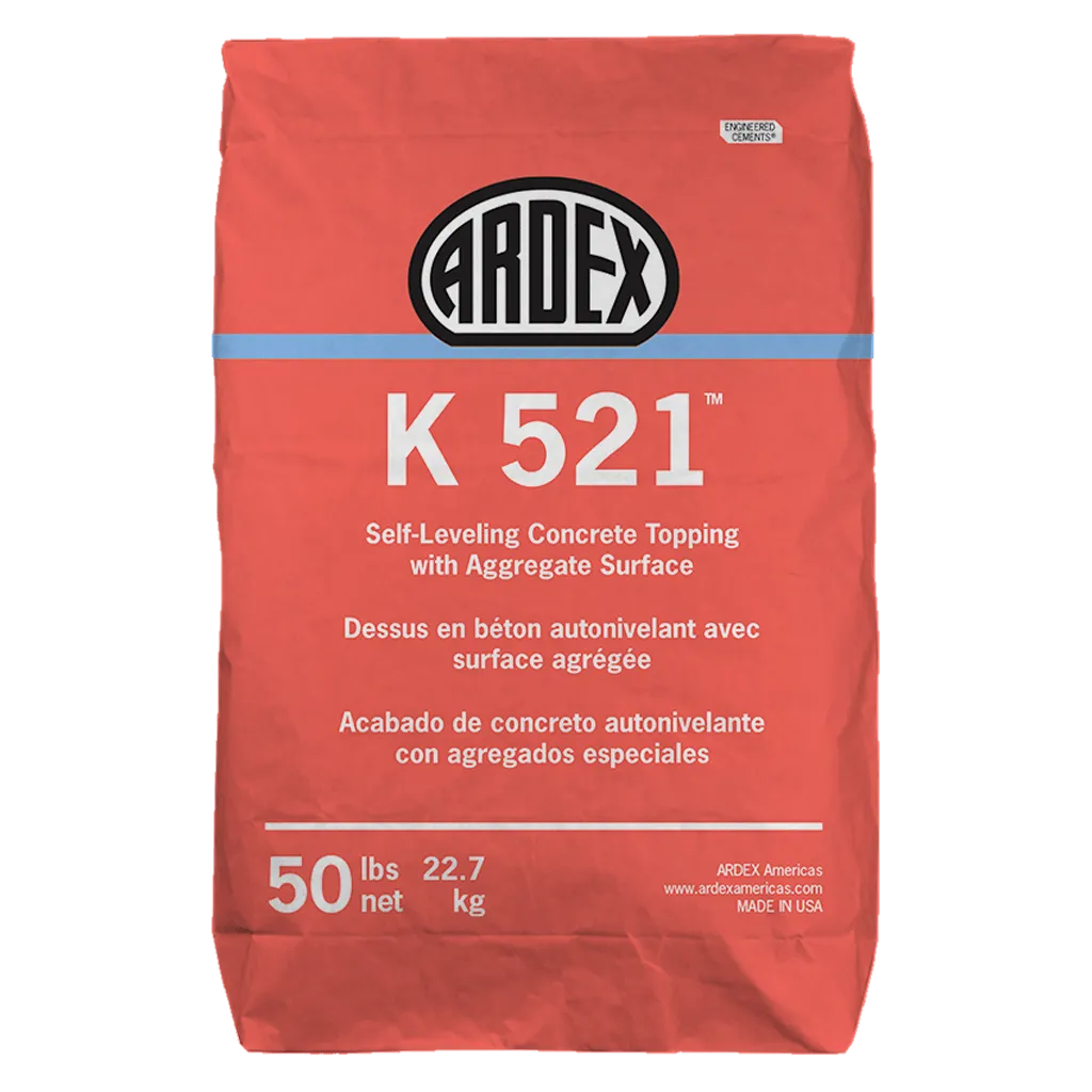 Self-Leveling Concrete Topping with Aggregate Surface - Ardex K 521™ 50 LB