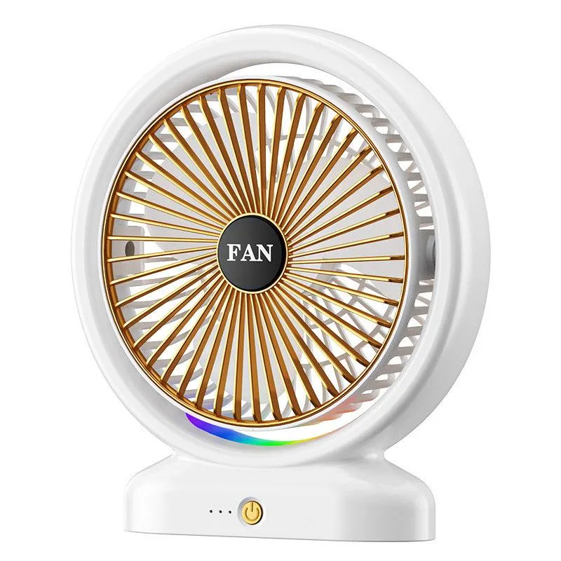 Small Table Fan - Fashion Personalized Desktop Electric Fan 36-45db