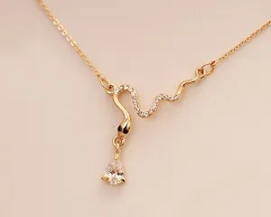 Snake Crystal Necklace