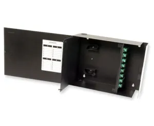 Wall Mount Fiber Patch Panel, Single Door, Up to 96 Ports