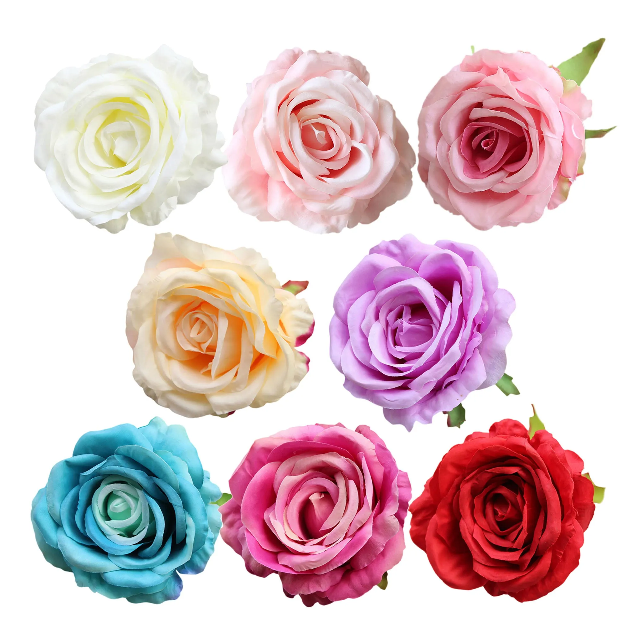 Wholesale Large Roses Silk Flowers 4-5 inch