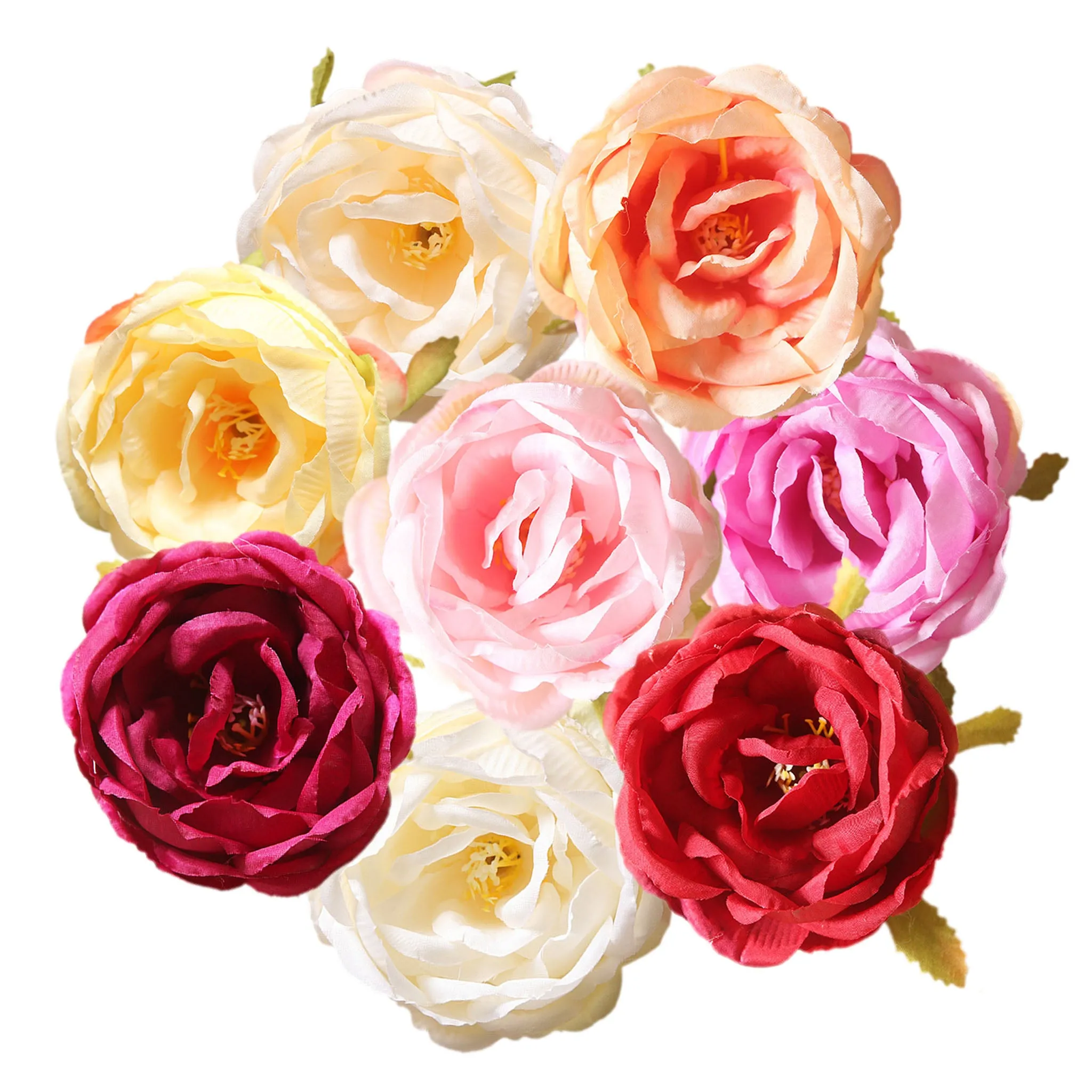 Wholesale Silk Peony Flowers Bulk Camellia