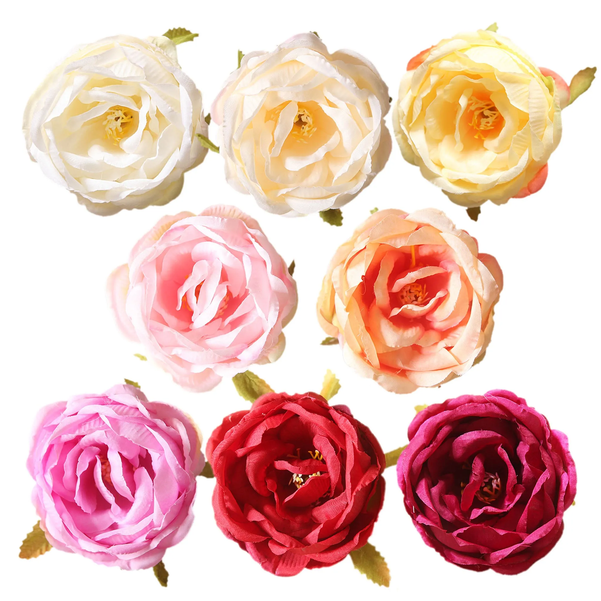 Wholesale Silk Peony Flowers Bulk Camellia