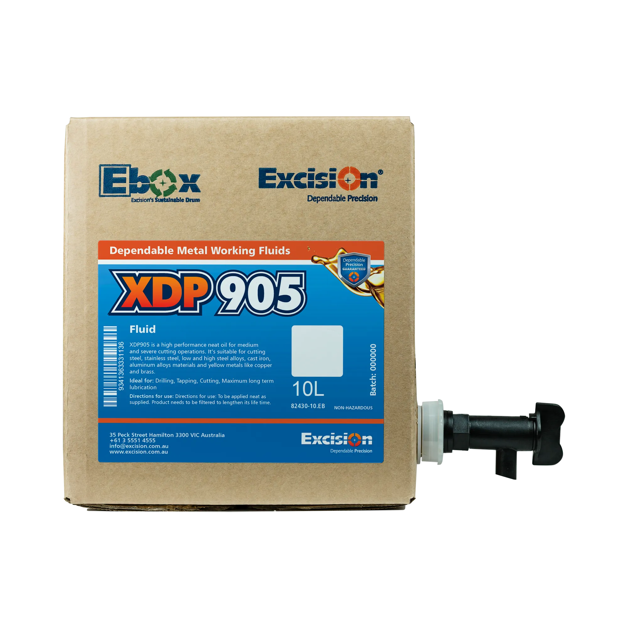 XDP905 Neat Oil - 10L Ebox