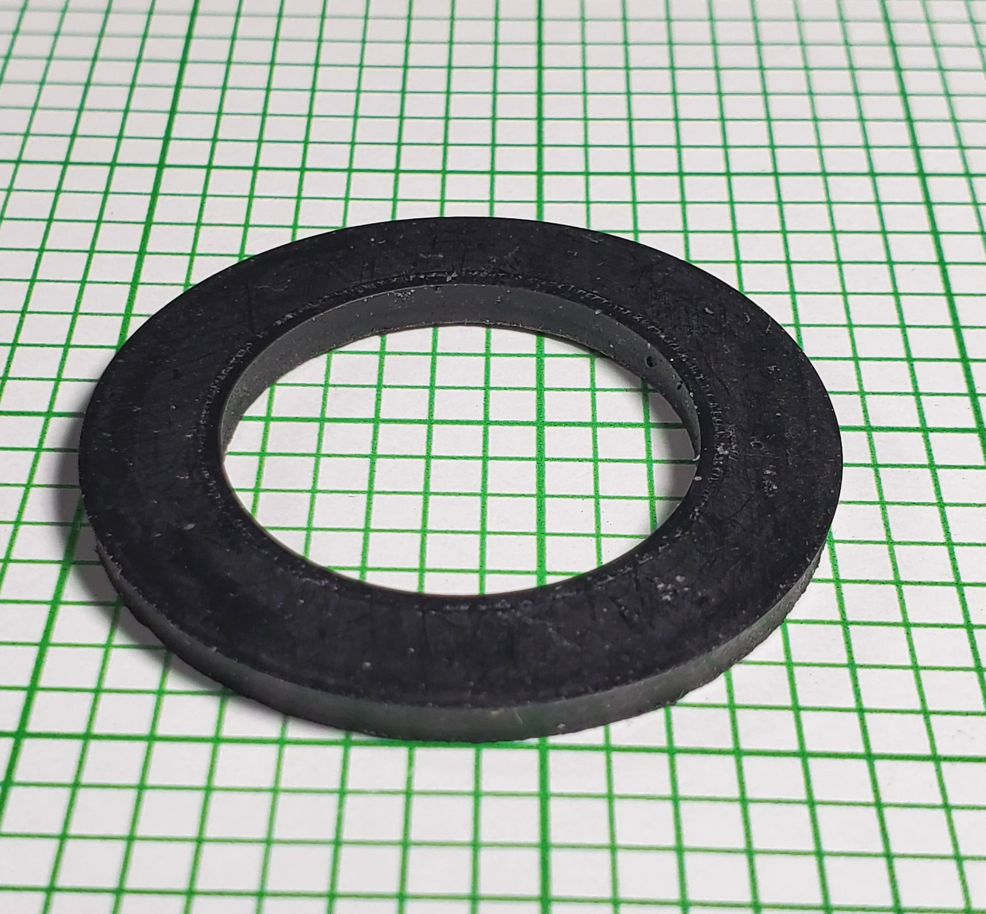 YOKE END Water Meter Gasket, for 1" meters, GT-123, 1/8" Thick EPDM Rubber