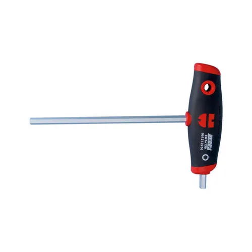 ZEBRA T-Handle Hexagon Head Screwdriver with 13mm Side Hexagon Tip - 3mm Hexagon Tip X 200mm Blade X 82mm Handle