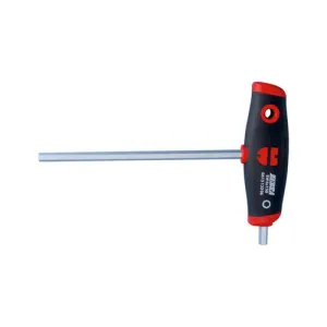 ZEBRA T-Handle Hexagon Head Screwdriver with 13mm Side Hexagon Tip - 3mm Hexagon Tip X 200mm Blade X 82mm Handle